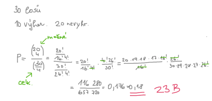 Řešení úlohy 23